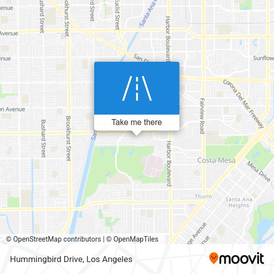 Hummingbird Drive map