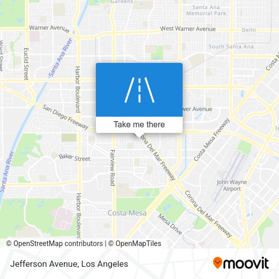 Jefferson Avenue map