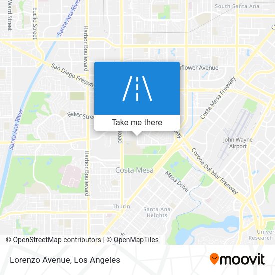 Mapa de Lorenzo Avenue