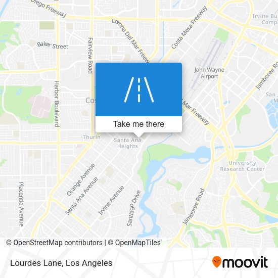 Mapa de Lourdes Lane