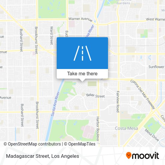 Madagascar Street map