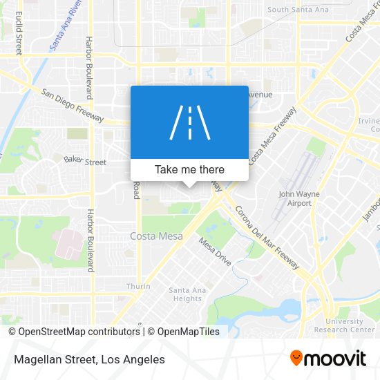 Mapa de Magellan Street