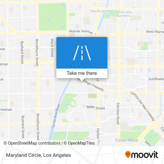 Mapa de Maryland Circle