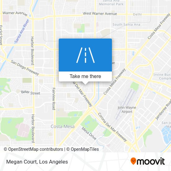 Mapa de Megan Court