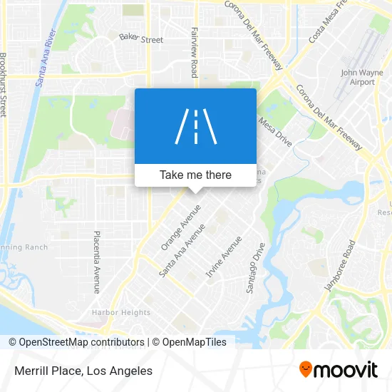 Merrill Place map