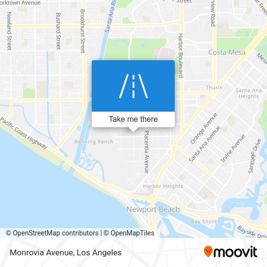 Mapa de Monrovia Avenue