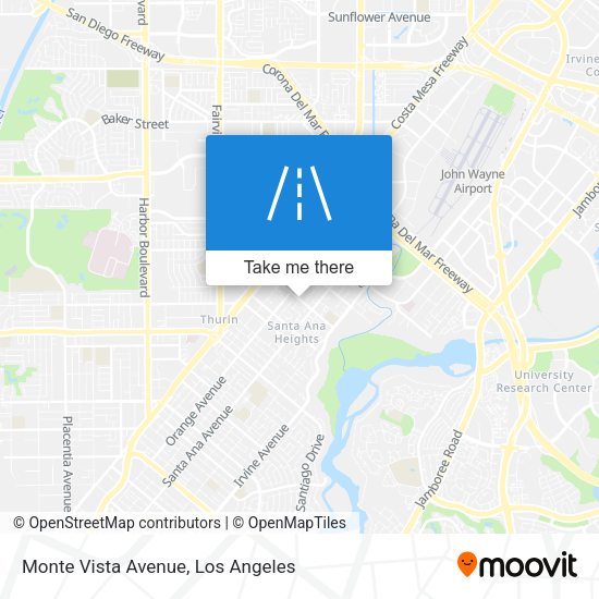 Mapa de Monte Vista Avenue