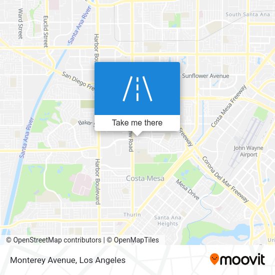 Mapa de Monterey Avenue