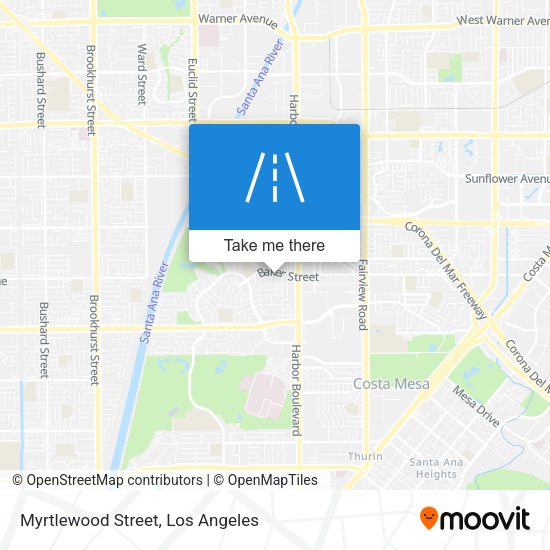 Mapa de Myrtlewood Street