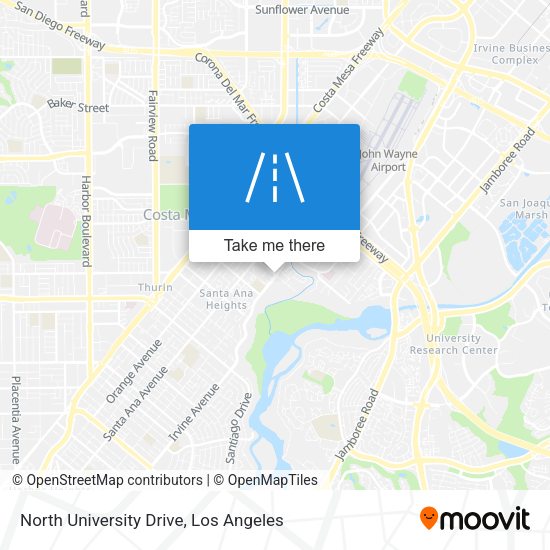 North University Drive map