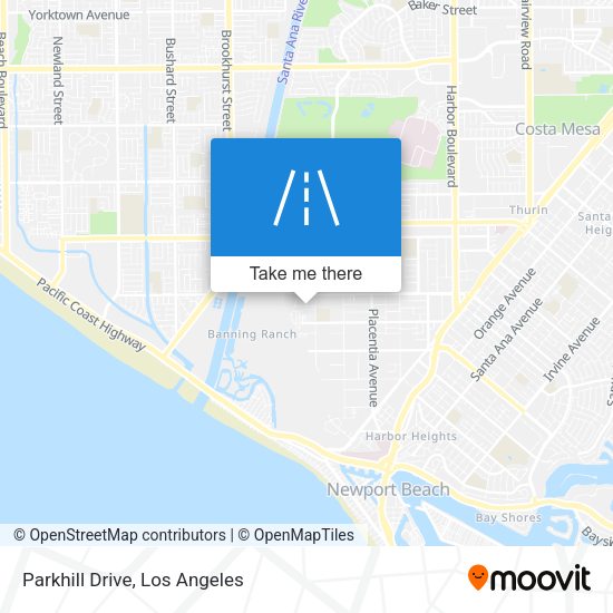Mapa de Parkhill Drive
