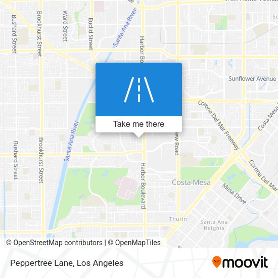 Mapa de Peppertree Lane