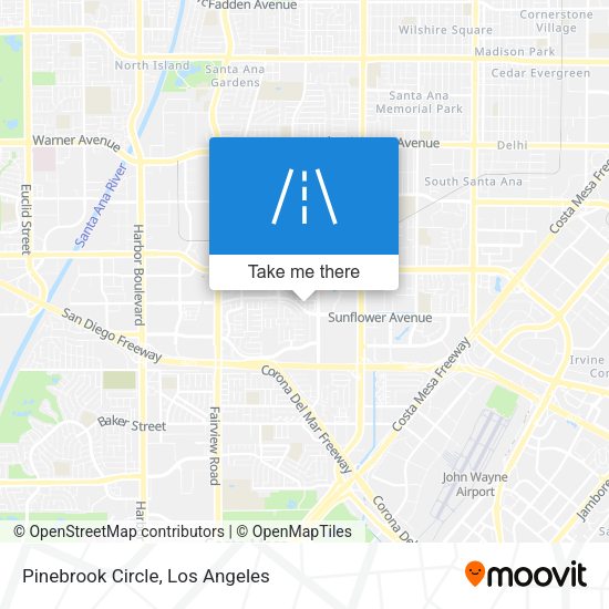 Pinebrook Circle map