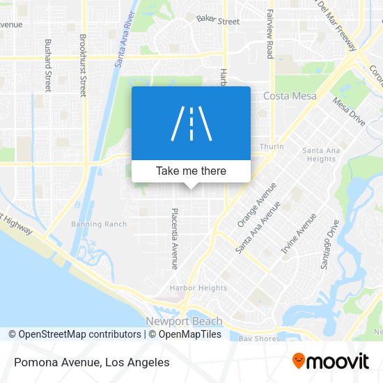 Pomona Avenue map