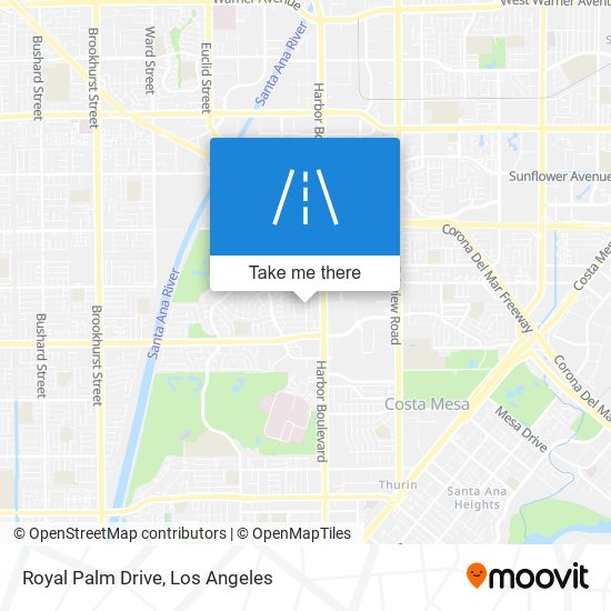 Royal Palm Drive map