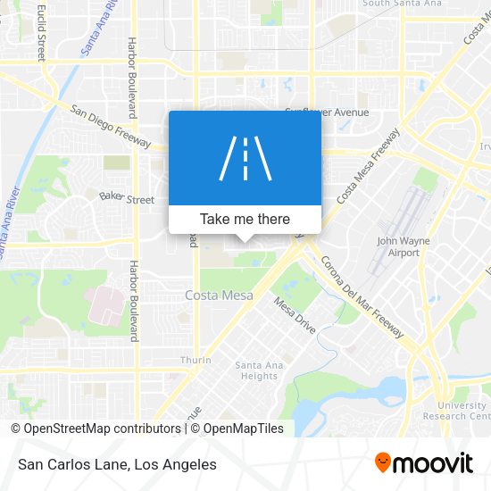 Mapa de San Carlos Lane