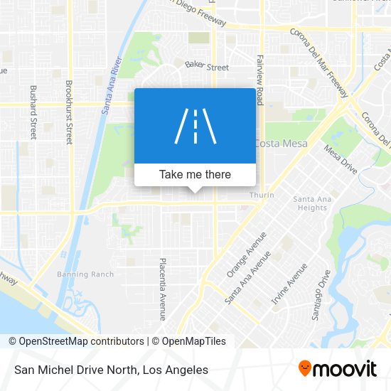 Mapa de San Michel Drive North