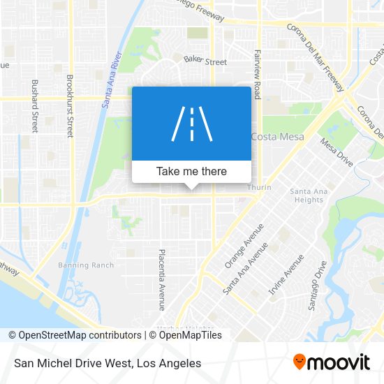 Mapa de San Michel Drive West