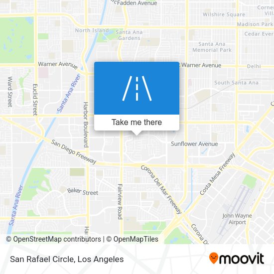 San Rafael Circle map
