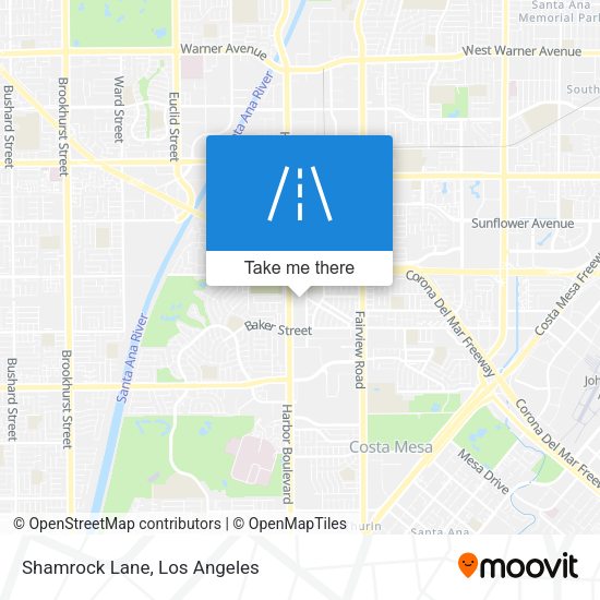 Shamrock Lane map