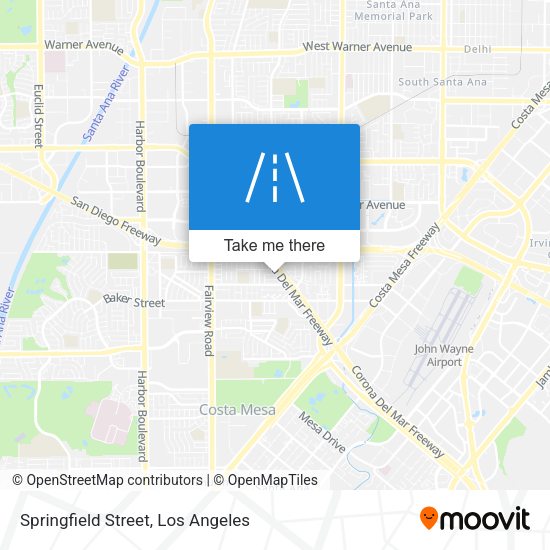 Springfield Street map