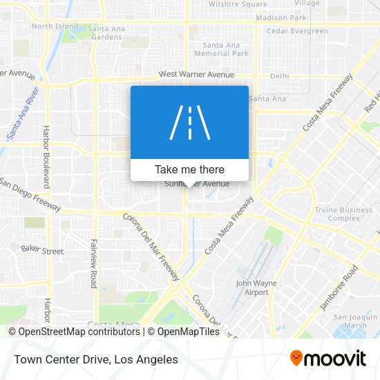 Mapa de Town Center Drive