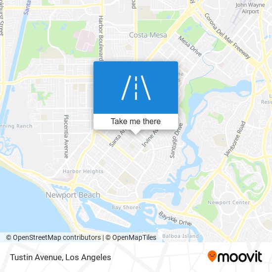 Mapa de Tustin Avenue