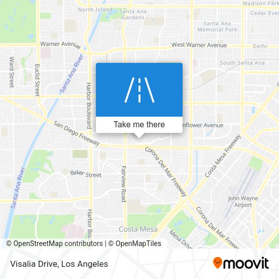 Mapa de Visalia Drive