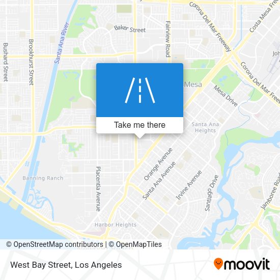 Mapa de West Bay Street