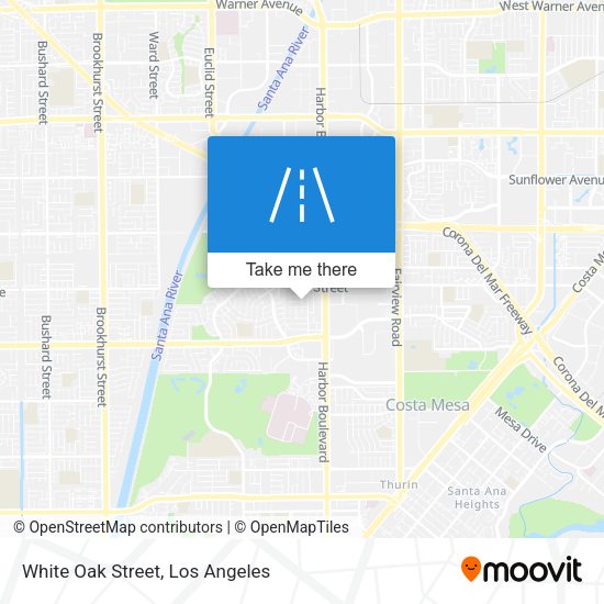 White Oak Street map