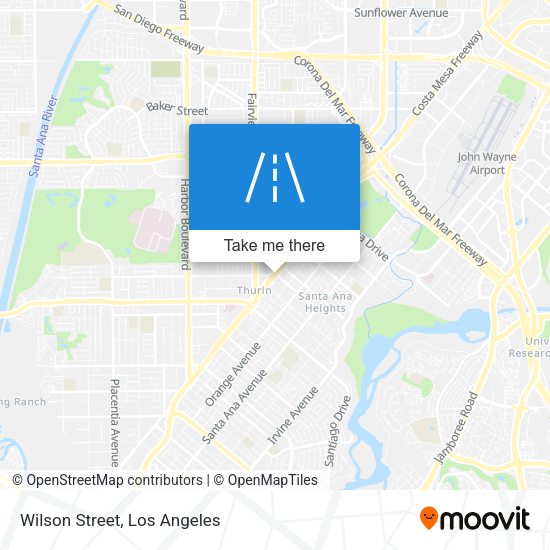 Wilson Street map