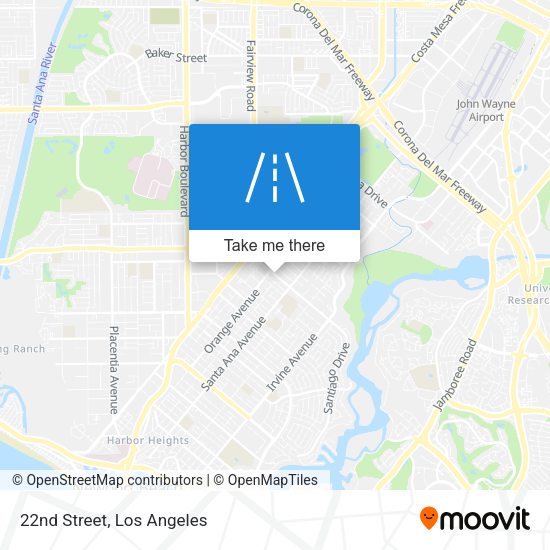 Mapa de 22nd Street