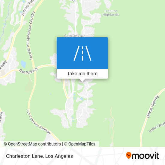 Mapa de Charleston Lane