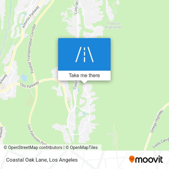 Mapa de Coastal Oak Lane