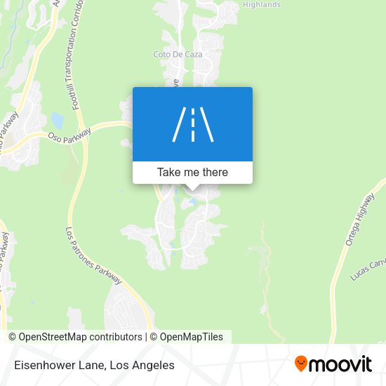 Mapa de Eisenhower Lane