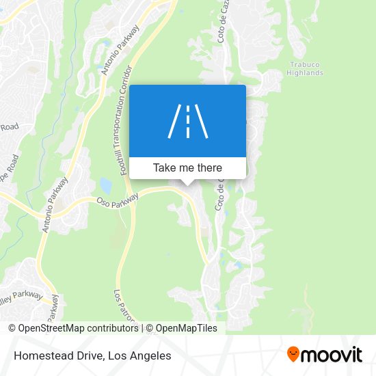 Mapa de Homestead Drive