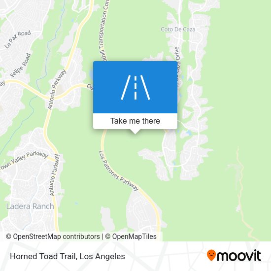 Horned Toad Trail map