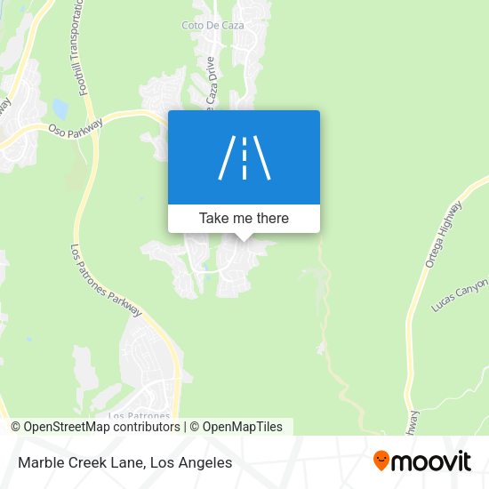 Marble Creek Lane map