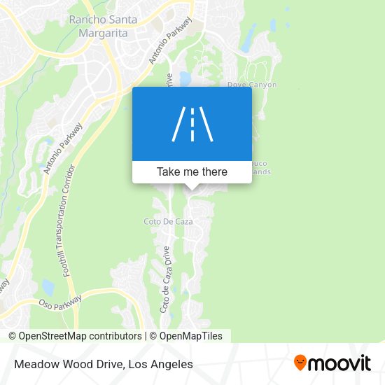 Meadow Wood Drive map