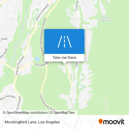 Mockingbird Lane map