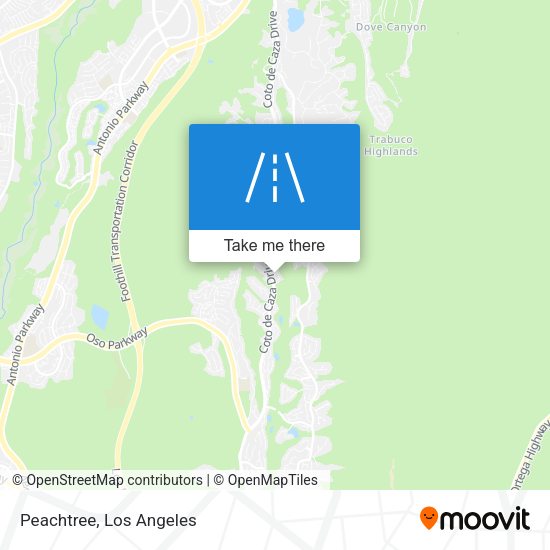 Mapa de Peachtree
