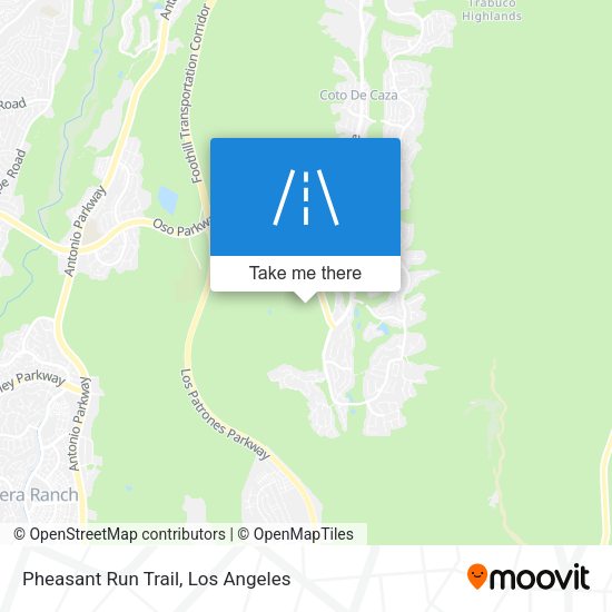 Mapa de Pheasant Run Trail
