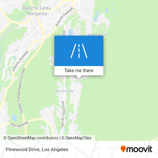 Mapa de Pinewood Drive