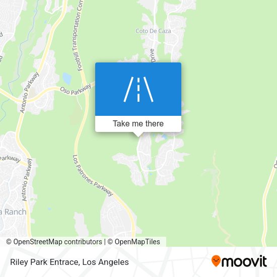 Mapa de Riley Park Entrace