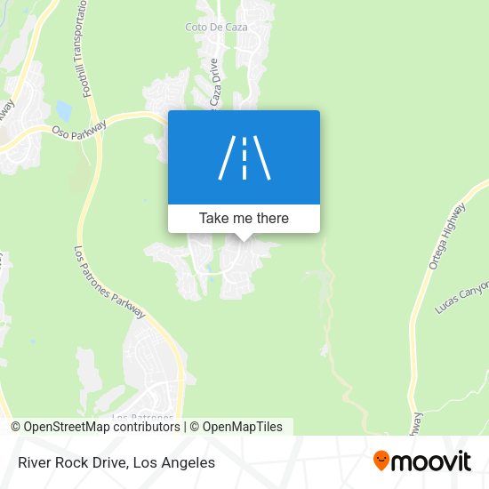 River Rock Drive map