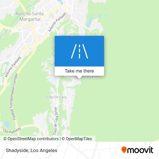 Mapa de Shadyside