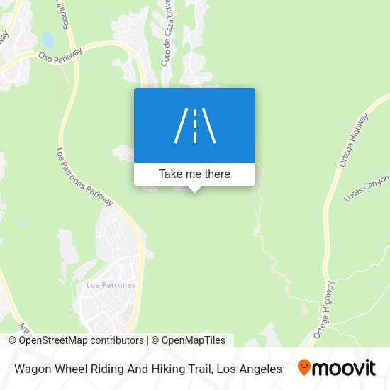 Mapa de Wagon Wheel Riding And Hiking Trail