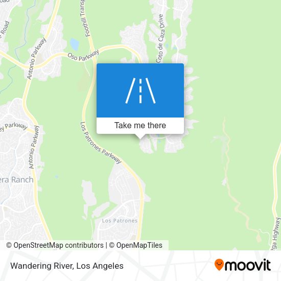 Mapa de Wandering River