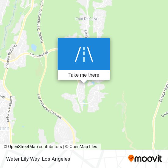 Mapa de Water Lily Way