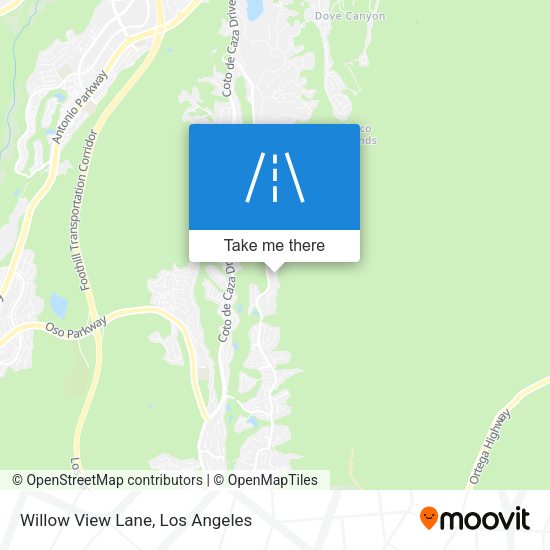 Willow View Lane map